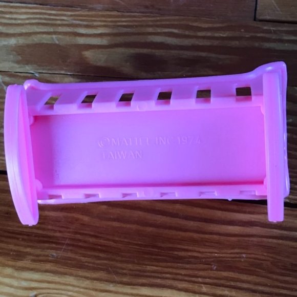 1974 Sunshine Family Pink Highchair, Bath & Cradle Toys - Picture 5 of 6